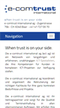 Mobile Screenshot of e-comtrust.ch